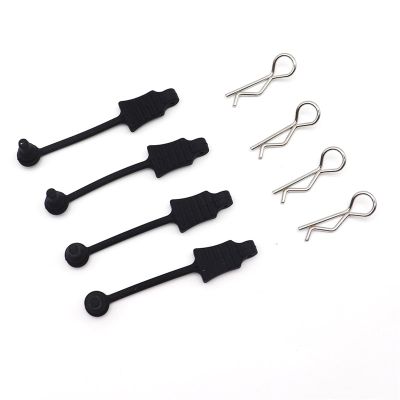 RC Car Parts for Mojave for Limitless for Typhon for Kraton 1/7 1/8 RC Car Parts Rubber Body Clip Retainer Kit for Body Shell Decoration Accessories(Size1)
