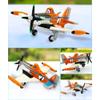 Planes Dusty No.7 Crophopper 1:55 Metal Diecast Plane Model Toy, Best Gift for Kids and Collectors (New Dusty) view 3