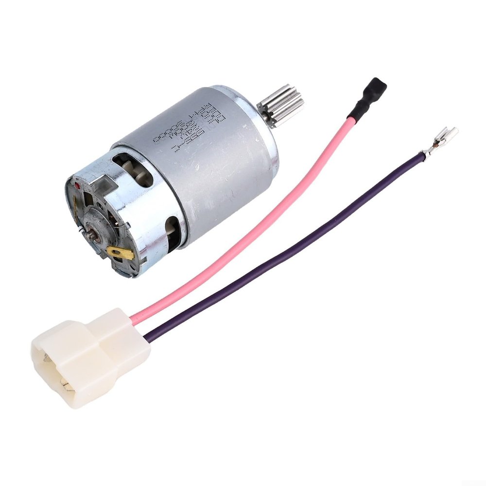 555 24V High Speed Electric Motor, 200W High Power Gearmotor for Kids Electric Vehicles, DL 555-C 200W Power 18000-30000RPM, with Gear and Wire Various Models Available (555 24V 30000 10T)