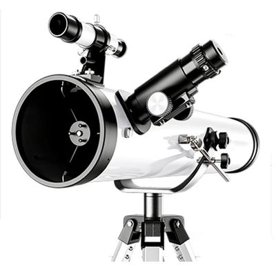 114mm Reflective Telescope for Stargazing, 700mm Focal Length, Portable and Easy-to-Use for Kids and Beginners, Ideal Gift for Astronomy Lovers(White,E)