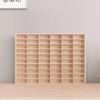 1:64 Scale Toy Car Display Case Organizer Storage, Wooden Wheel Rack Wall Mounted with 60 Compartments, Stylish Diecast Car Display Rack for Toy Car, Collectibles, Figurines (58.6x4.5x46.8cm) view 3