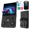 R36MAX Retro Handheld Game Console,Retro Gaming Console with 18000+ Games 128GB Card,4 Inch IPS Screen, Portable Video Gaming, Plug and Play Gameboy for Adults(Gray and Black) view 1