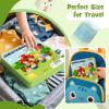 49 Pcs Farm Animals Magnetic Building Blocks Set for Toddlers 3-5, Travel Toys with Iron Storage Box, Magnetic Tiles & Cubes for Kids Ages 4-8, STEM Learning, Portable Play Base for Car Plane Trips view 4