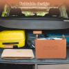 4Pcs Baby Diaper Caddy Organizer Portable Nursery Felt Storage Basket Wipes Nappy Toys With Carry Handle Collapsible Large Capacity Auto Storage Car Travel Organizer for Mom Newborn Kids Child view 4