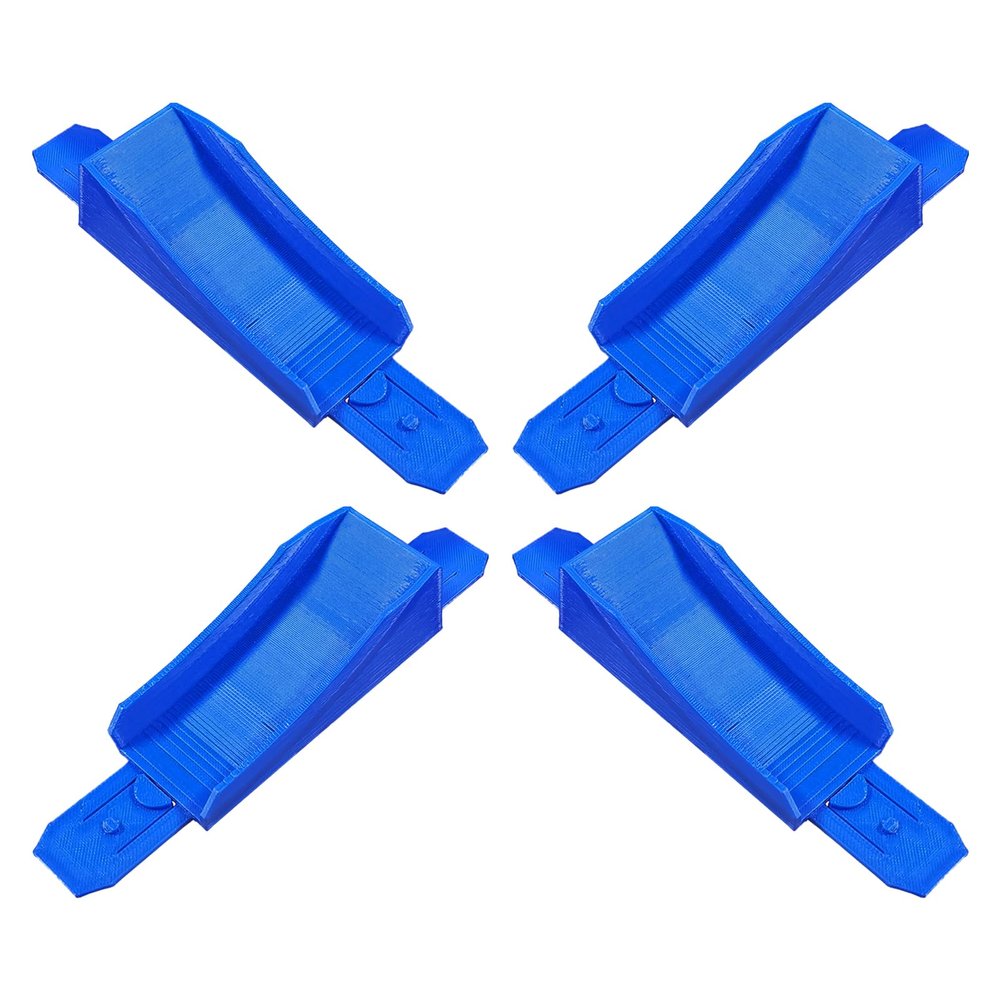 K TOMOTO Racetrack Ramp Compatible with Hot Wheels, Lane Connectors for Racecar Jumps(4 Packs)