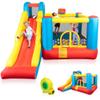 VALUE BOX Inflatable Bounce House with Slide, Bouncy Castle with Blower for Kids w/Large Bounce Area and Long Slide, Suitable for Birthday and Holiday Party, Perfect for Indoors and Outdoors view 1