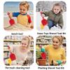 Beach Shovels for Kids 8 PackHeavy Duty Plastic Sand Shovels Tools for ToddlersSpade Scoop Trowel Sand Toys for Kid Toddler Adult, Plastic Heavy Duty Garden Digging Scoop Snow Toys Accessories view 4