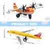 10 Pack Toy Airplanes Diecast Pull Back Airplane Toys Alloy Planes Model for Kids Birthday Children's Day Gifts Classroom Rewards Airforce Party Favors view 2