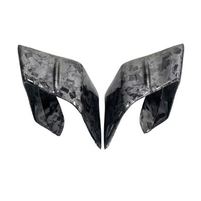 Motorcycle Side Spoiler for YZF-R1 R1M 2019-2023 R6 2017-2023 YZF R3 R25 2019-2023 Wing Winddeflectors Spoilers Ailerons Fixed Wing Covers(Forging Pattern 2)