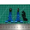 10535 Front Lower Suspension Arm Compatible with 1/10 Traxxas 4-Tec Upgrade Drift Ford Mustang Replace Rc Car Aluminum Alloy Part Replace(Dark Blue) view 4