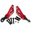 10533 Front Upper Suspension Arm Compatible with 1/10 Traxxas 4-Tec Upgrade Drift Ford Mustang Replace Rc Car Aluminum Alloy Part Replace(Red) view 2