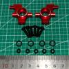 10537 Front Steering Cup Compatible with 1/10 Traxxas 4-Tec Upgrade Drift Ford Mustang Replace Rc Car Aluminum Alloy Part Replace(Red) view 4