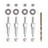4X M4 Titanium Alloy Shock Standoff For Arrma 6S,TC4 Standoff Shocks Mount ARA330703 for Arrma 6S 1/8 Kraton/Notorious/Outcast/Talion/Typhon 1/7 Mojave/Felony/Infraction/Fireteam/Limitless AR330482-M4 view 1