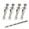 4X M4 Titanium Alloy Shock Standoff For Arrma 6S,TC4 Standoff Shocks Mount ARA330703 for Arrma 6S 1/8 Kraton/Notorious/Outcast/Talion/Typhon 1/7 Mojave/Felony/Infraction/Fireteam/Limitless AR330482-M4 view 2