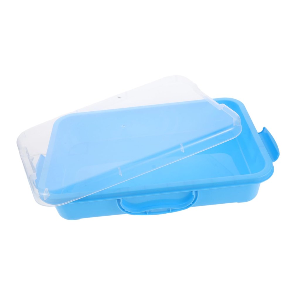 BCOATH Children Sandbox with Lid Multifunctional Storage Box for Sand and Molds Safe and Enhances Imagination and Motor Skills for Indoor and Outdoor Play
