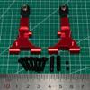 10535 Front Lower Suspension Arm Compatible with 1/10 Traxxas 4-Tec Upgrade Drift Ford Mustang Replace Rc Car Aluminum Alloy Part Replace(Red) view 4