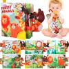 Baby Books 0-6 Months,Crinkle Books for Babies,Infant Tummy Time Toy High Contrast Sensory Book for Babies,Touch Feel Book for Newborn 0-6-6-12 Months Early Learning Toy view 1