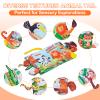 Baby Books 0-6 Months,Crinkle Books for Babies,Infant Tummy Time Toy High Contrast Sensory Book for Babies,Touch Feel Book for Newborn 0-6-6-12 Months Early Learning Toy view 2