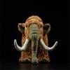 14 Inch Woolly Mammoth Plush Toy - Realistic Stuffed Animal with Premium Soft Plush, Lifelike Wild Animal Design for Home Decor & Collector Gifts view 3