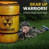 12-Piece Inflatable Combat Battlefield Set  Includes 6 Barrels, 3 Army Boxes, 3 Sandbag Barricades for Laser Tag, Water Gun, Dart Blaster, and Action-Themed Parties view 3