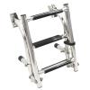 3 Step Telescoping Ladder for Boat Boarding, Stainless Steel Pontoon Boat Deck Ladder, Swimming Pool Docking Ladder, Anti-Slip Rubber Feet view 1