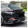 Dry Carbon Fiber Rear Trunk Spoiler Wing Body Kit Compatible For Porsche Panamera 976 2024+ view 4