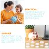 Cabilock 60pcs Plastic Piggy Bank Bottom Plugs White Stoppers for Coin Banks and Plaster Figurines for Applications Easy to Install Reusable Closure Caps view 4