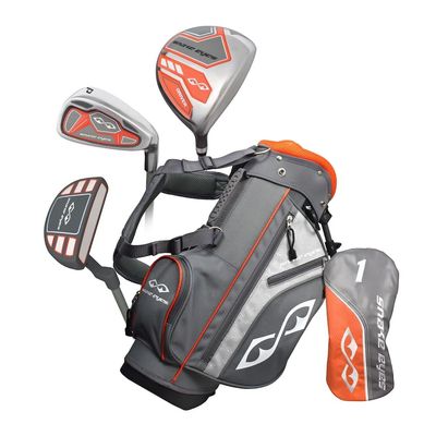 Snake Eyes Golf Junior Set with Bag, Right Hand, Orange/Gray, Ages 3-5