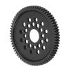 Sonew High Speed Spur Gear, Steel Metal 68T Black Large Remote Car Spur Gear Steel for TT-02 view 2