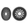 Sonew High Speed Spur Gear, Steel Metal 68T Black Large Remote Car Spur Gear Steel for TT-02 view 4