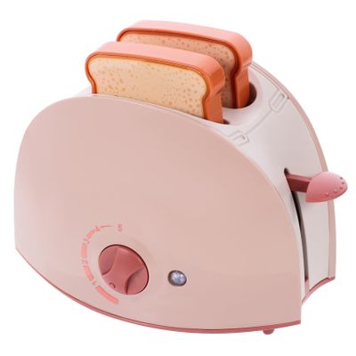 HANABASS 1 Set Pretend Play Toaster Electric Bread Maker Machine for Creative Imagination and Fun Safe for Ages Educational Play Kitchen Accessory