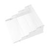 Abaodam Acrylic Baseball Card Holder Box Tiered Shelves Display Stand for Sports Cards 1-Piece Desktop Organizer for Business view 1