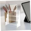 Abaodam Acrylic Baseball Card Holder Box Tiered Shelves Display Stand for Sports Cards 1-Piece Desktop Organizer for Business view 4