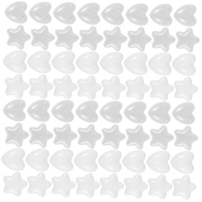 Abaodam 100pcs Star Heart Shaped Ocean Balls Crush Boy Girl Play Balls for Indoor Pools Game Houses Safe Fun for Boys Girls