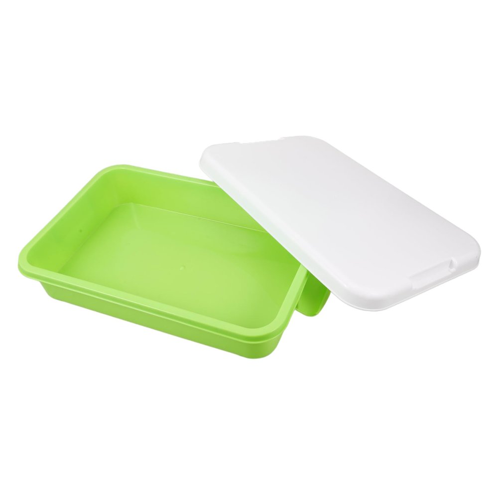 Abaodam Portable Plastic Sandbox with Lid Capacity Boys and Girls Toy Storage Box for Outdoor Activities Sturdy Construction for Safe Playtime for Sand Toys and Sensory Bins
