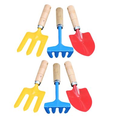 Milisten 2sets Boys and Girls Garden Tools Set Safe Eco-Friendly Flower Shovel Weeding Playset for Gardening for Boys and Girls