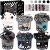 6 Pack Slime Kit, Black Punk Slimes, Cloud Butter & Clear Slime, Party Favors, Toys for Girls Boys Ages 8-12, Goodie Bag Stuffers, Kids Slime Kits for Easter Christmas Halloween Birthday Valentine view 1