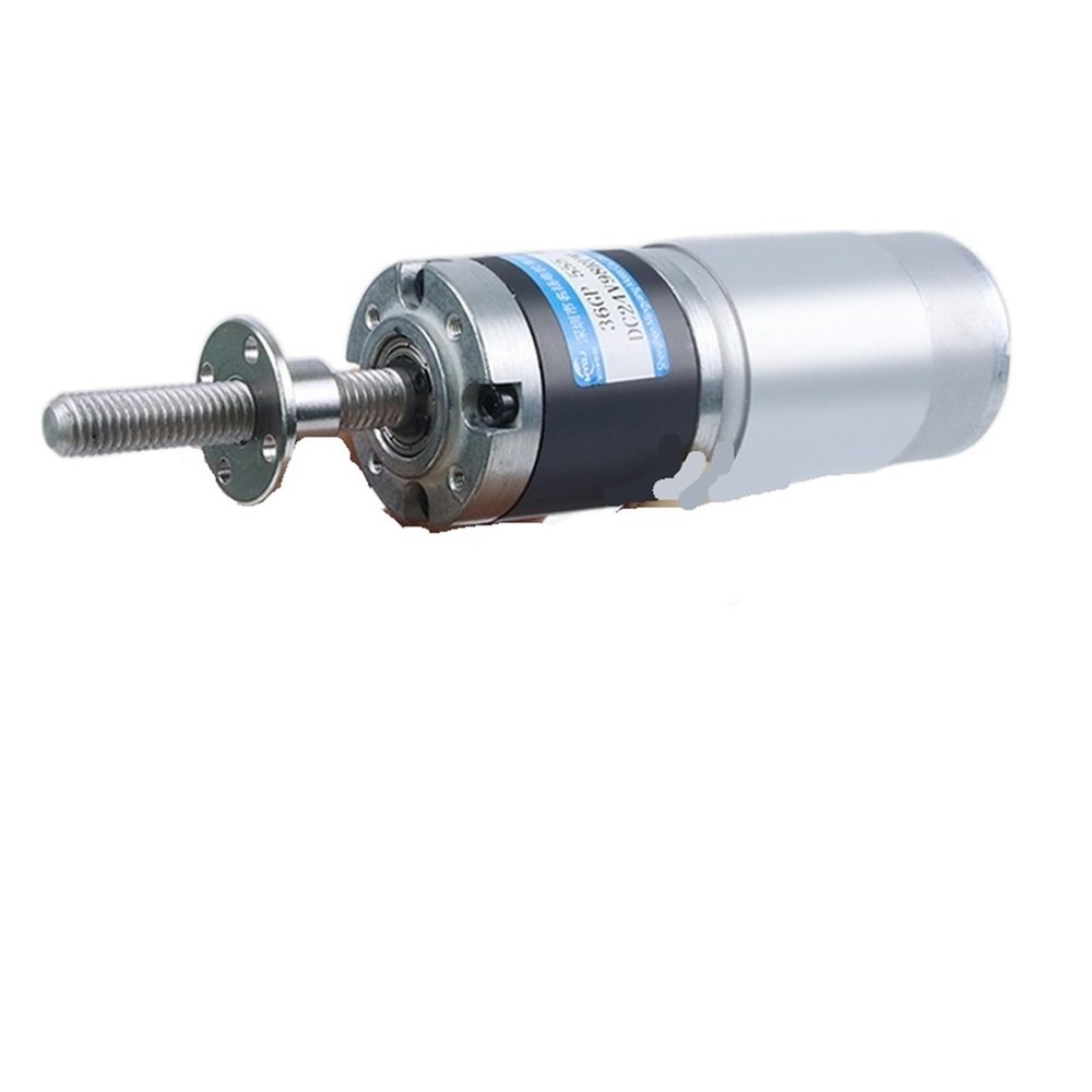 12v 100kg. CM high torque planetary DC gear motor with encoder M8 threaded screw(12V 160 rpm)