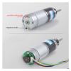 12v 100kg. CM high torque planetary DC gear motor with encoder M8 threaded screw(12V 160 rpm) view 3