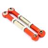 RC Spare Part Compatible with Traxxas for Slash 2WD 1/10 Rc Car Adjustable Aluminum Alloy Steering Pull Rod Upgrade Sets with Rod Ends(Red) view 4