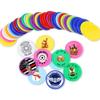 200-1000 Custom Poker Chips, 15 Colors Custom Plastic Tokens Personalized Logo/Text/Photo, Double Sided Print on a Chip, with Storage Box, Good for Drink Token, Bar, Business Card (Orange Red) view 2