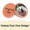 200-1000 Custom Poker Chips, 15 Colors Custom Plastic Tokens Personalized Logo/Text/Photo, Double Sided Print on a Chip, with Storage Box, Good for Drink Token, Bar, Business Card (Orange Red) view 3