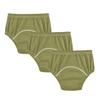 Foiosoh Baby Infant 3 Packs Sleep Training Pants Leakproof Nighttime Potty Training Underwear for Boys Girls Dark Green Color view 1