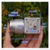 POWTAXBJGD 5840-545 Dual Shaft Worm Gear Electronic Starter DC 12V-24V 2.2RPM-4.4RPM Slow Speed High Torque Turbo Worm Gear Reduction Electronic Starter DIY Robot view 3
