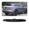84CM Compatible For Jaguar F-Pace XE Car Rear Diffuser Fin Bumper Lip Splitter Spoiler Chassis Deflector Lip Kit Carbon(Gloss black) view 1