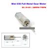 POWTAXBJGD 16mm 030 Gear Reduction Electronic Starter DC 3V 5V 12V 150RPM Slow Speed Full Metal Gearbox Gear Electronic Starter Long Shaft DIY Robot Car view 2