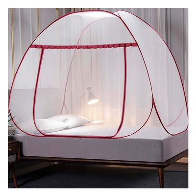 Pop Up Mosquito Net, Portable Tent Travel Double Door Zipper Bed Net, Easy Installation and Fine Mesh, Perfect for Bedroom Outdoor,4,180 * 200cm