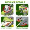 Baby Ride On Toy Cars, Toddler Electric Dinosaur Push Riding Car with Light Music, Smoke & Launcher Toy, Preschool Kids Scooter Foot-to-Floor Ride On Toy, Christmas Birthday Gifts for Kids view 3