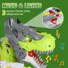 Baby Ride On Toy Cars, Toddler Electric Dinosaur Push Riding Car with Light Music, Smoke & Launcher Toy, Preschool Kids Scooter Foot-to-Floor Ride On Toy, Christmas Birthday Gifts for Kids view 4