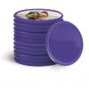 200-1000 Custom Poker Chips, 15 Colors Custom Plastic Tokens Personalized Logo/Text/Photo, Double Sided Print on a Chip, with Storage Box, Good for Drink Token, Bar, Business Card (Purple) view 1